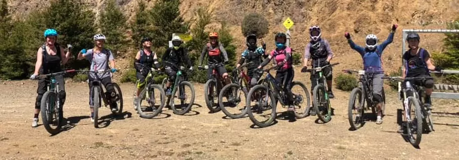 Happy MTB riders at the Gorge.